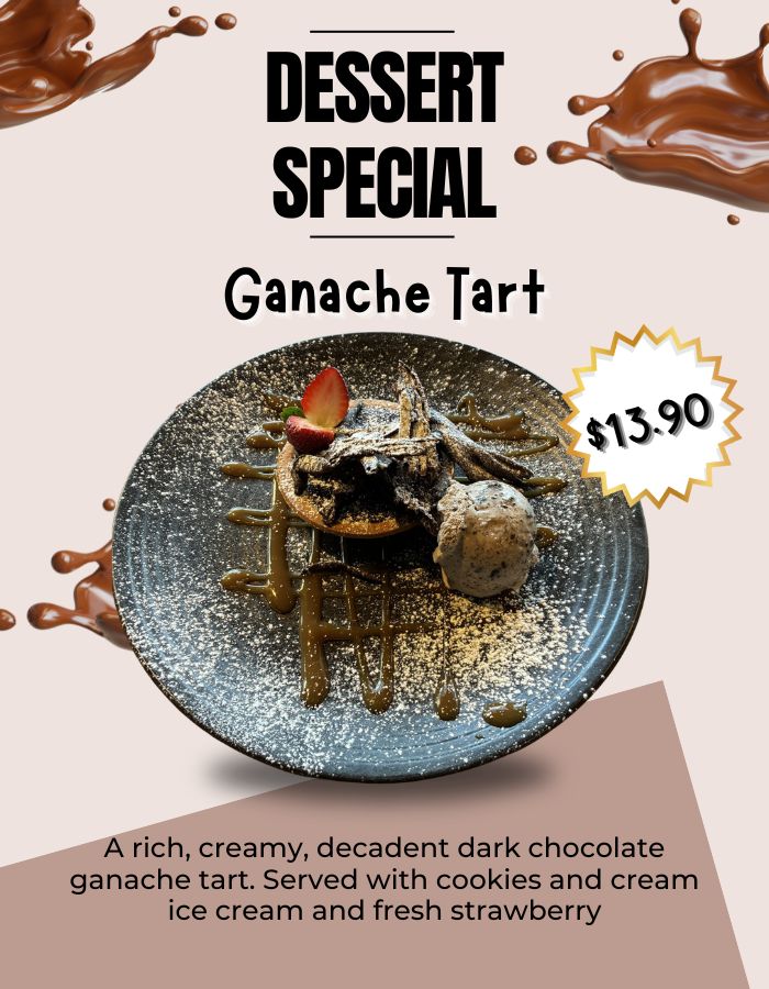 Dessert Special - Ganache Tart - Portrait (700 x 900 px)